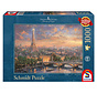 Schmidt Thomas Kinkade - Paris, City of Love Puzzle 1000pcs - Import