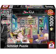 Schmidt Schmidt Secret Puzzle - Grandma's Coffee Shop Puzzle 1000pcs - Import