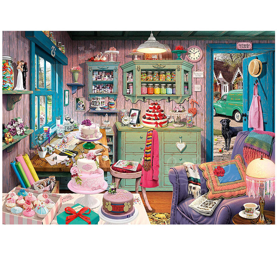 Schmidt Secret Puzzle - Grandma's Coffee Shop Puzzle 1000pcs - Import