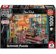 Schmidt Schmidt Secret Puzzle - In the Sewing Room Puzzle 1000pcs - Import