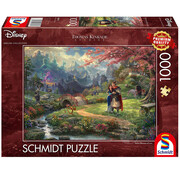 Schmidt Schmidt Thomas Kinkade - Disney Mulan Blossoms of Love Puzzle 1000pcs - Import
