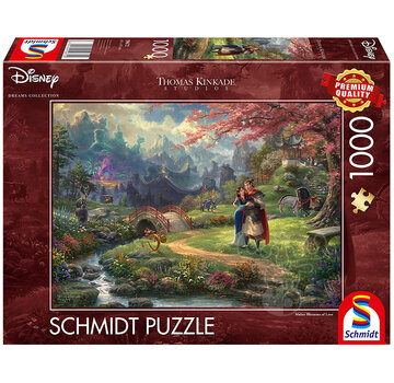 Schmidt Schmidt Thomas Kinkade - Disney Mulan Blossoms of Love Puzzle 1000pcs - Import