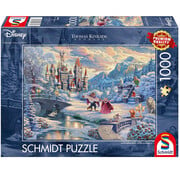 Schmidt Schmidt Thomas Kinkade - Disney Beauty and the Beast‘s Winter Enchantment Puzzle 1000pcs - Import