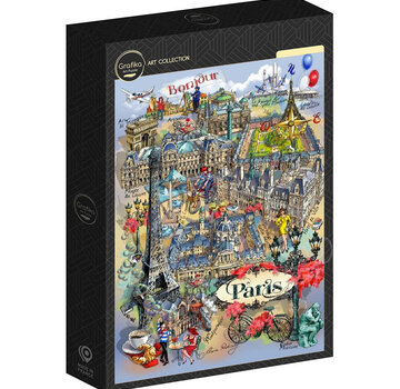 Grafika Grafika Paris Collage Puzzle 1000pcs