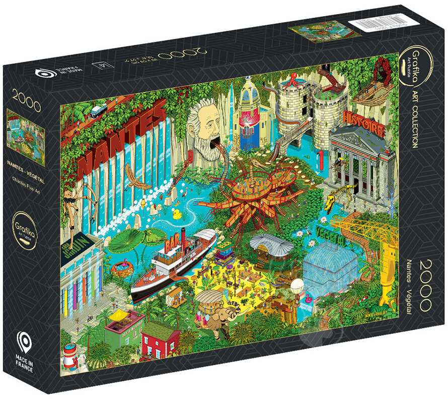 Grafika Nantes - Végétal Puzzle 2000pcs