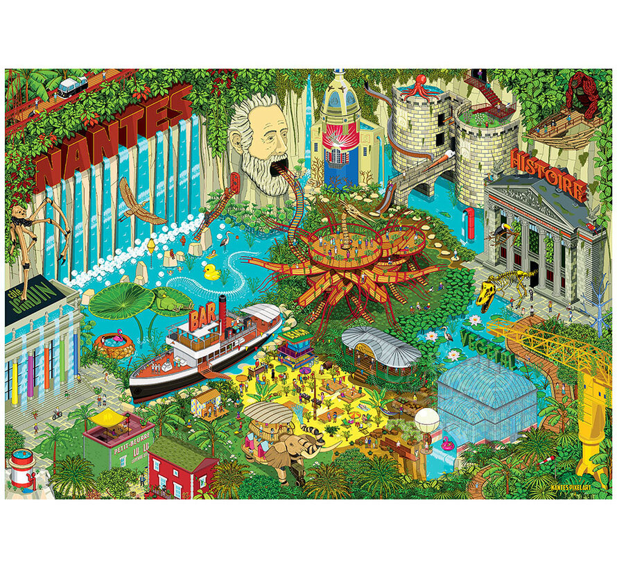 Grafika Nantes - Végétal Puzzle 2000pcs