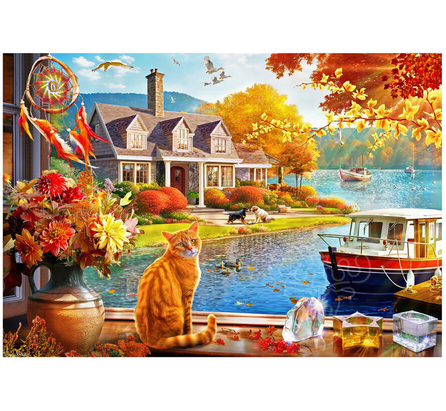 Bluebird Crisp Fall View Puzzle 1000pcs
