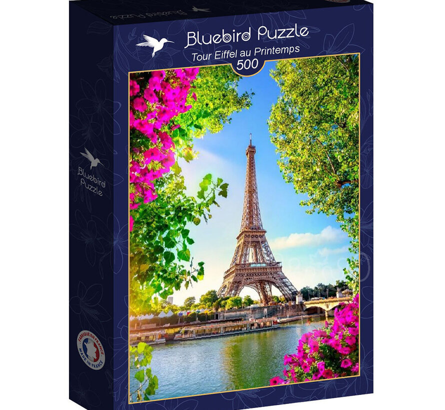 Bluebird Tour Eiffel au Printemps Puzzle 500pcs