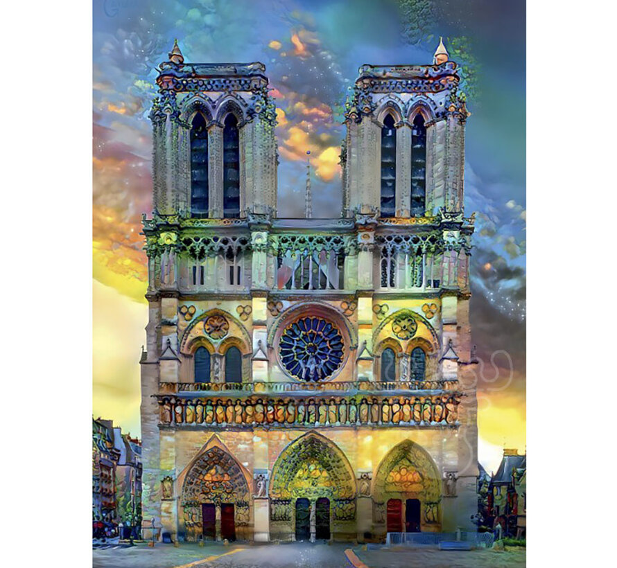 Bluebird Cathédrale Notre-Dame de Paris Puzzle 500pcs