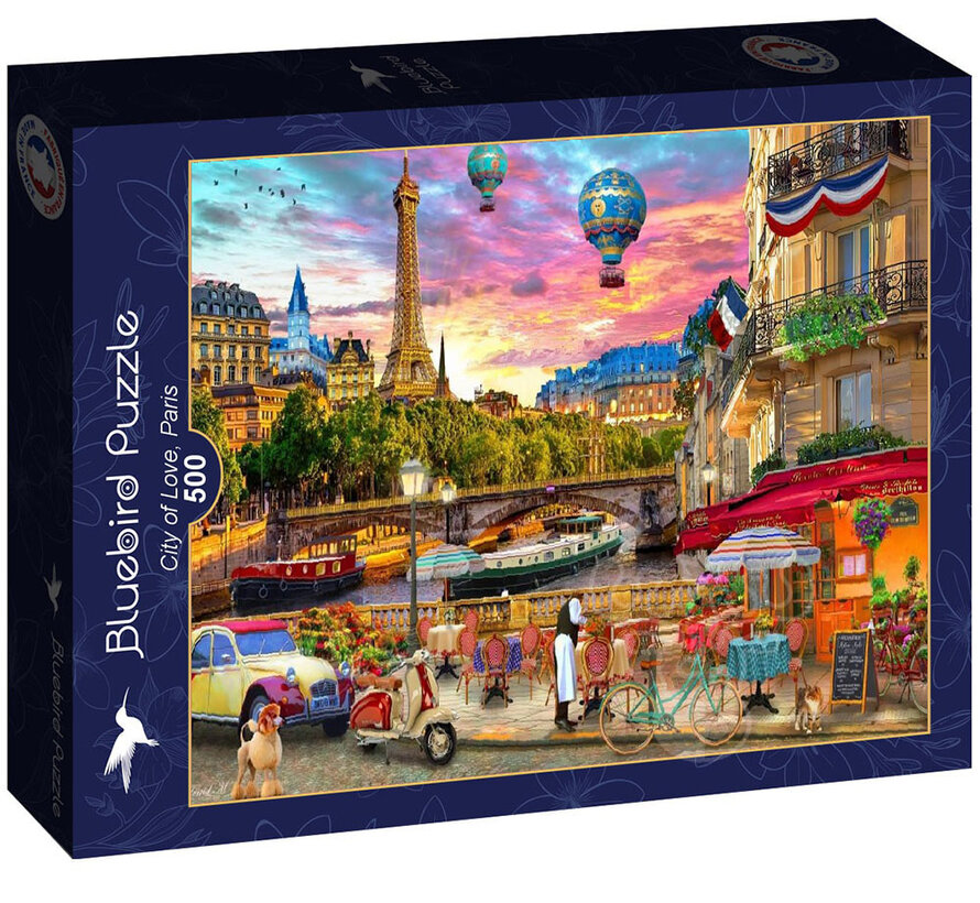 Bluebird City of Love, Paris Puzzle 500pcs