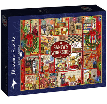 Bluebird Bluebird Santas Workshop Puzzle 500pcs