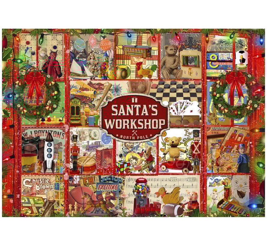 Bluebird Santas Workshop Puzzle 500pcs