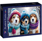 Bluebird Bluebird Doggies in the Winter Puzzle 300pcs