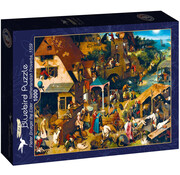 Bluebird Bluebird Pieter Bruegel the Elder - Netherlandish Proverbs, 1559 Puzzle 1000pcs