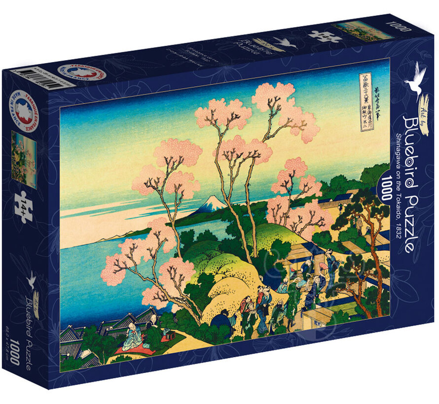 Bluebird Katsushika Hokusai - Shinagawa on the Tokaido, 1832 Puzzle 1000pcs