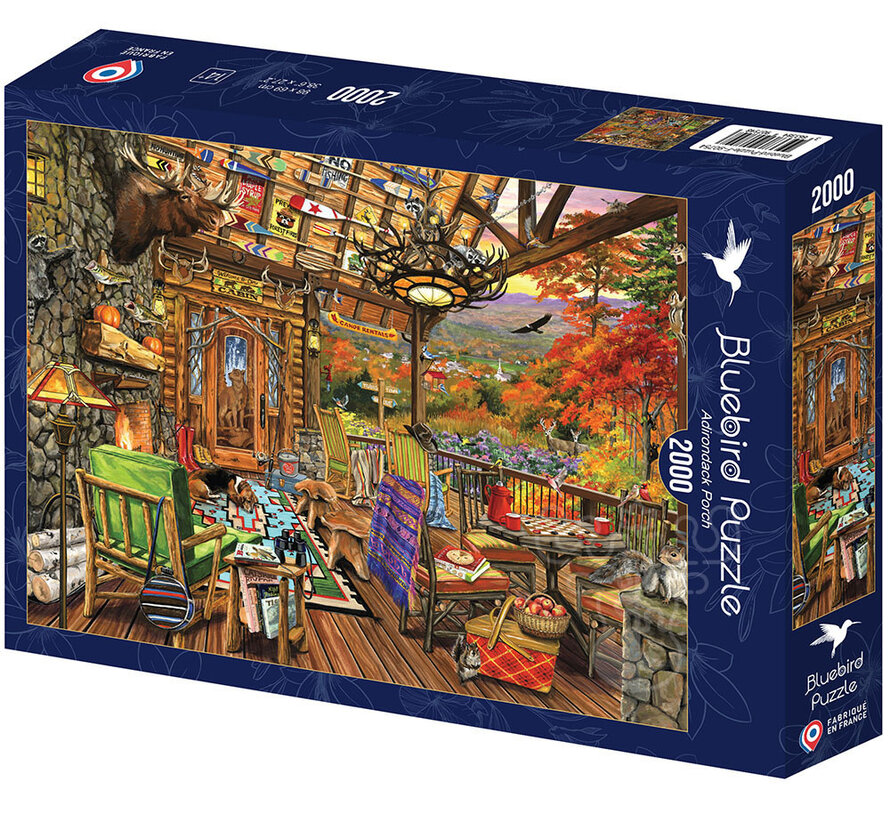 Bluebird Adirondack Porch Puzzle 2000pcs