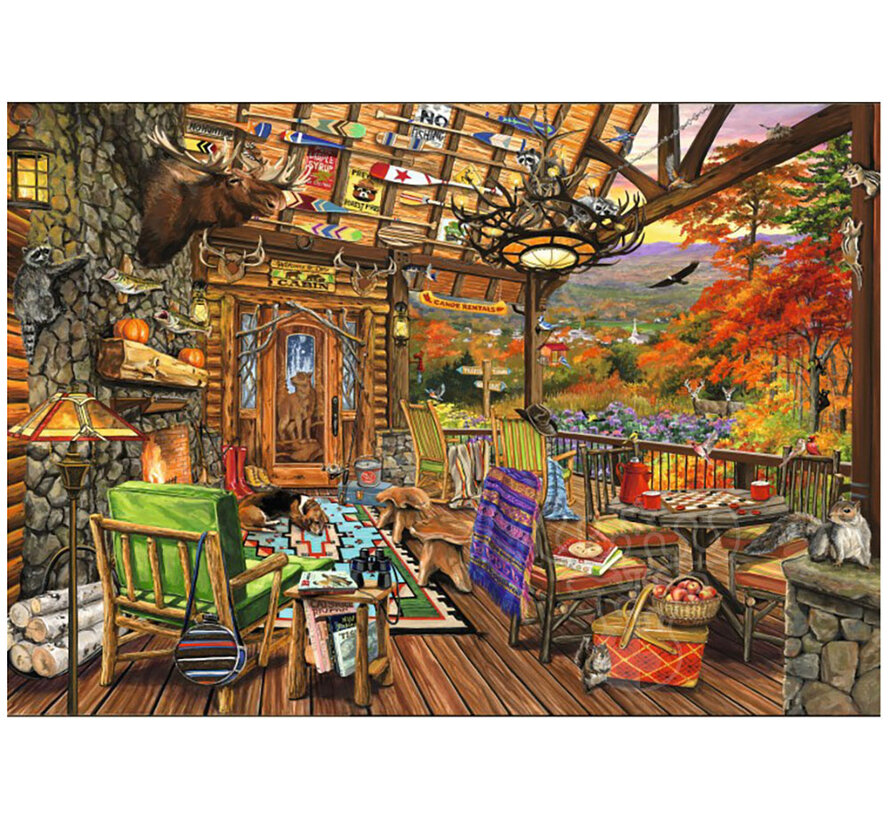 Bluebird Adirondack Porch Puzzle 2000pcs