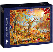 Bluebird Bluebird Animals In the Fall Puzzle 1000pcs