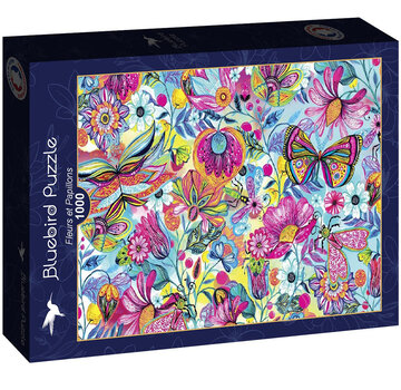 Bluebird Bluebird Fleurs et Papillons Puzzle 1000pcs