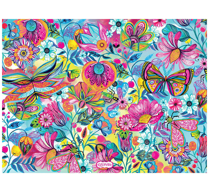 Bluebird Fleurs et Papillons Puzzle 1000pcs