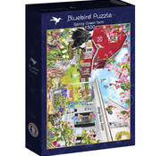 Bluebird Bluebird Spring Green Farm Puzzle 1500pcs