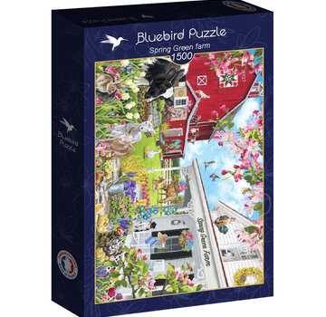 Bluebird Bluebird Spring Green Farm Puzzle 1500pcs