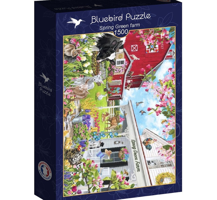 Bluebird Spring Green Farm Puzzle 1500pcs