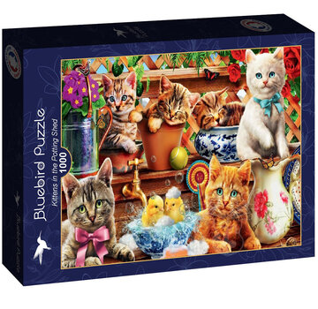 Bluebird Bluebird Kittens in the Potting Shed Puzzle 1000pcs