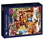 Bluebird Kittens in the Potting Shed Puzzle 1000pcs