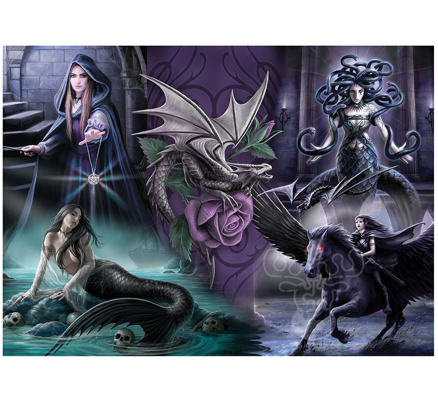 Bluebird Anne Stokes - Gothic Dreams Puzzle 1000pcs