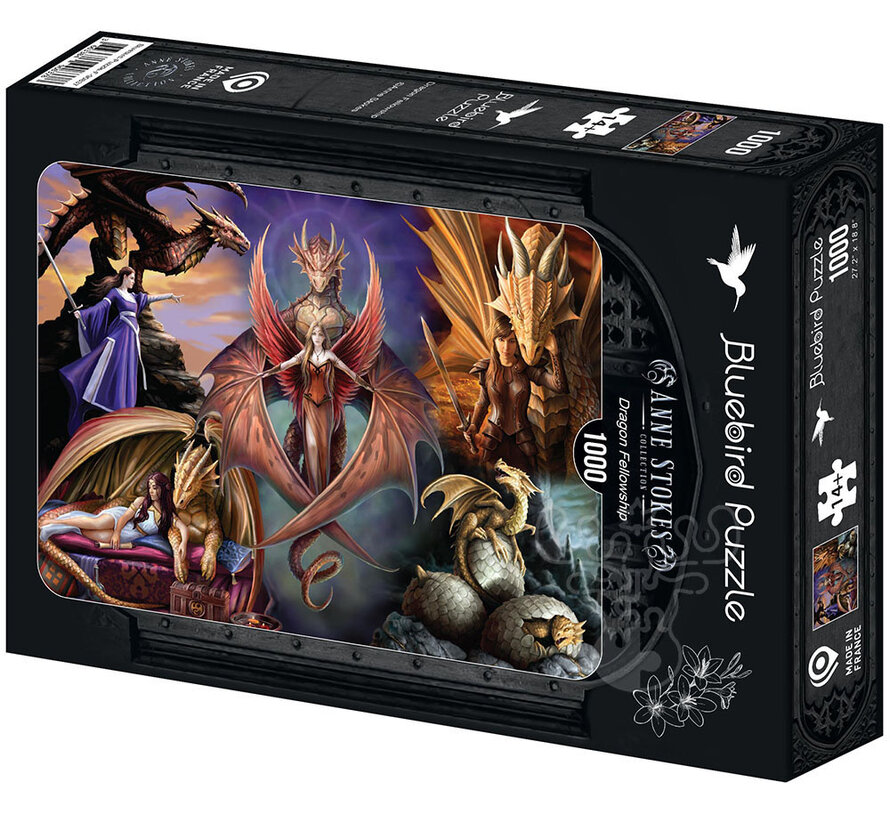 Bluebird Anne Stokes - Dragon Fellowship Puzzle 1000pcs