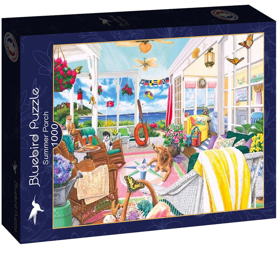 Bluebird Summer Porch Puzzle 1000pcs