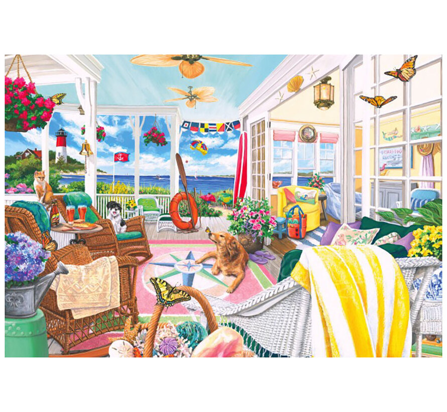 Bluebird Summer Porch Puzzle 1000pcs
