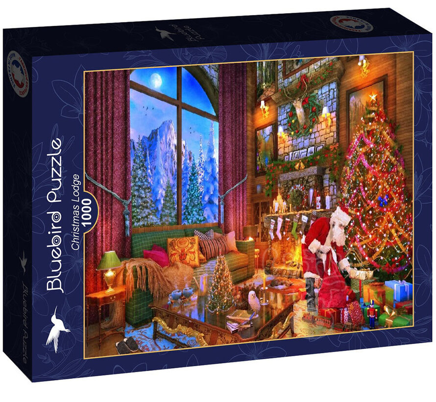 Bluebird Christmas Lodge Puzzle 1000pcs