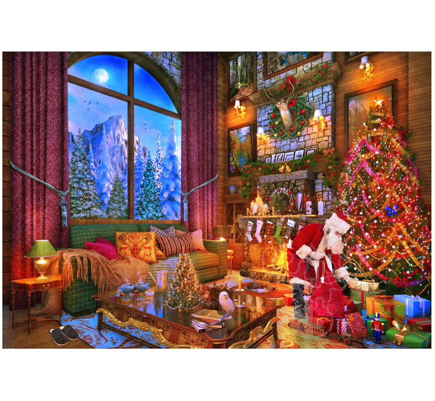 Bluebird Christmas Lodge Puzzle 1000pcs