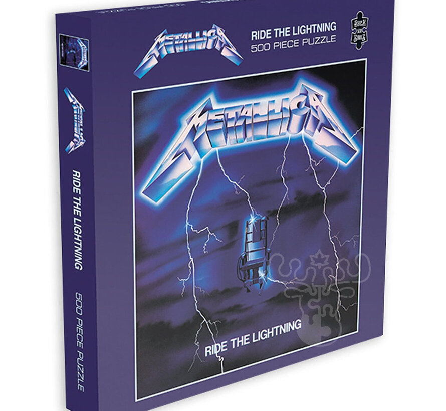 Aquarius RockSaw Metallica Ride The Lightning Puzzle 500pcs
