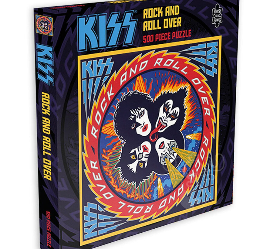 Aquarius RockSaw KISS Rock And Roll Over Puzzle 500pcs