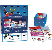 Aquarius Aquarius Peanuts Christmas Advent Calendar Puzzle 24 x 50pcs
