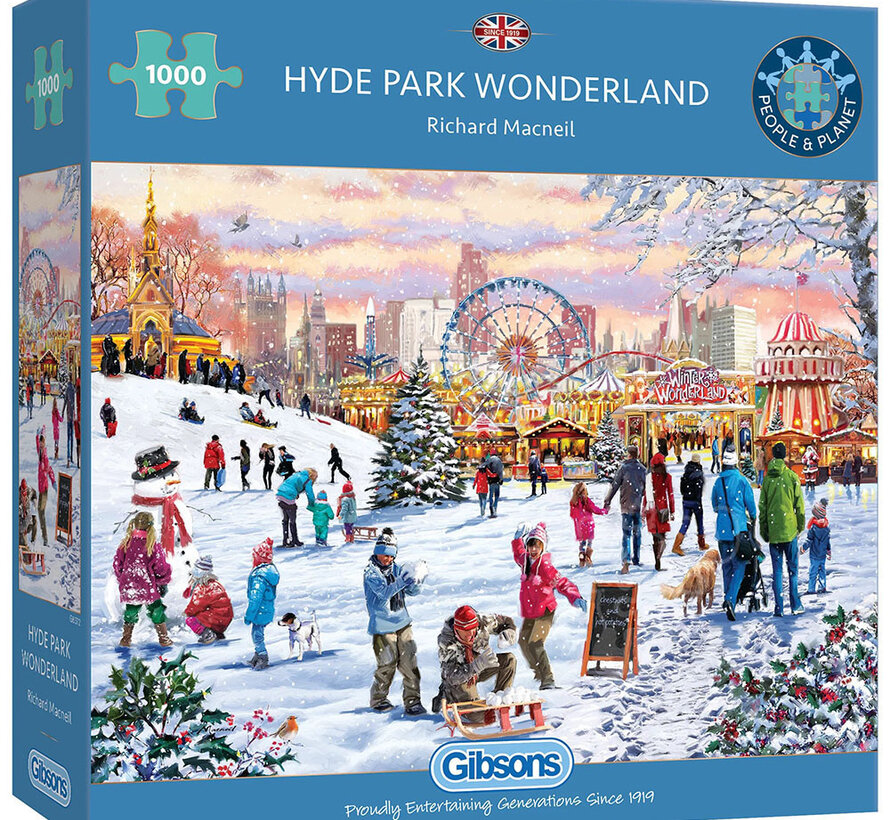 Gibsons Hyde Park Wonderland Puzzle 1000pcs