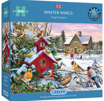 Gibsons Gibsons Winter Wings Puzzle 1000pcs