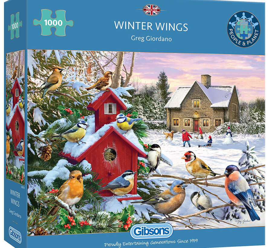 Gibsons Winter Wings Puzzle 1000pcs