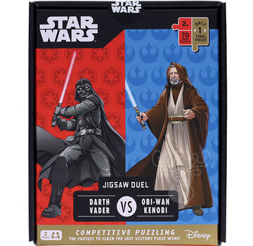 Ridley's Ridley's Star Wars Jigsaw Duel Darth Vader vs Obi Wan Kenobi Puzzle 2 x 70pcs