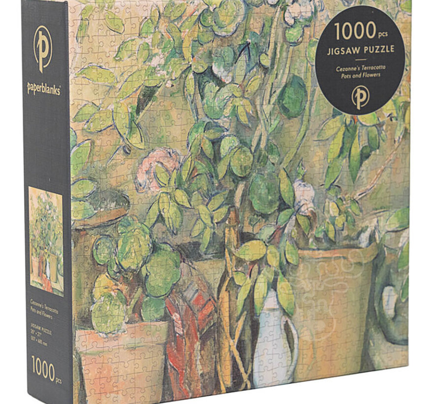 Paperblanks Cezanne's Terracotta Pots and Flowers Puzzle 1000pcs
