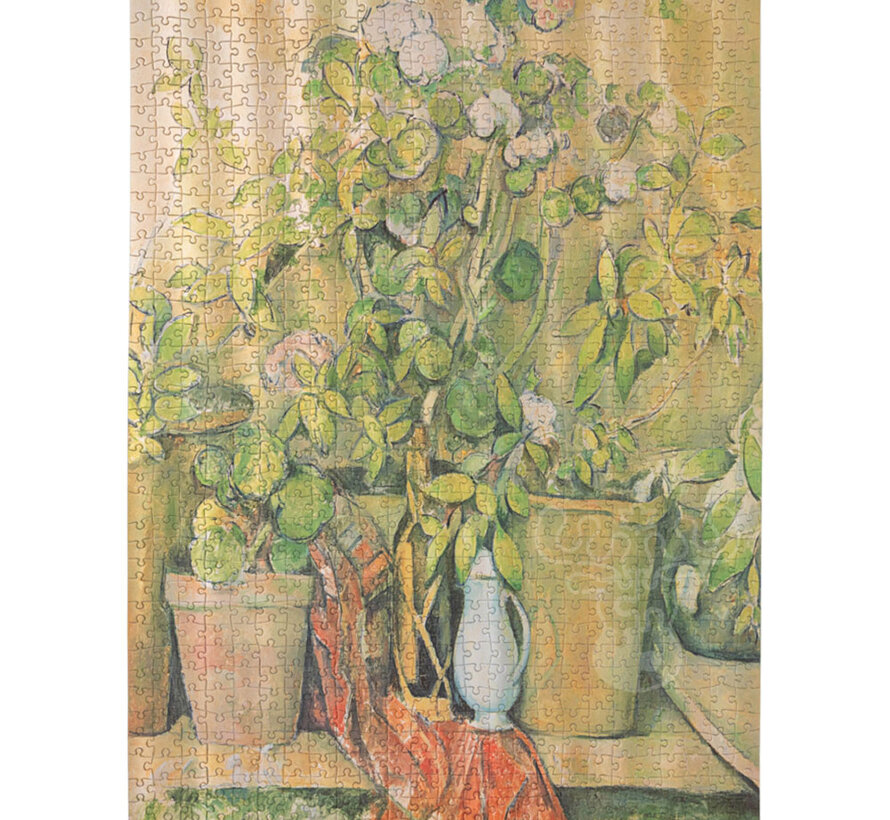 Paperblanks Cezanne's Terracotta Pots and Flowers Puzzle 1000pcs