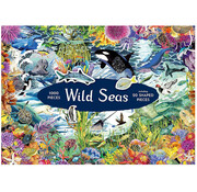 Laurence King Publishing Laurence King Wild Seas Puzzle 1000pcs contains 20 Shaped Pieces