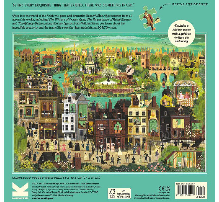 Laurence King The World of Oscar Wilde Puzzle 1000pcs