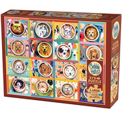 Cobble Hill Puzzles Cobble Hill Puppy Lattes Easy Handling Puzzle 275pcs