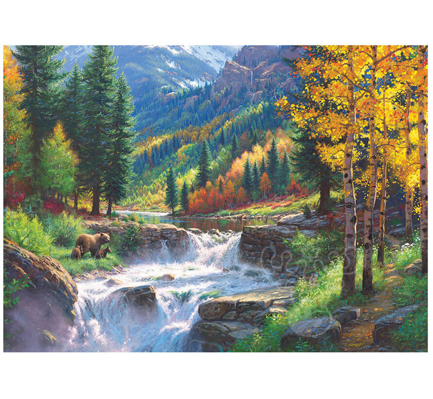 Cobble Hill Bear Falls Puzzle 500pcs