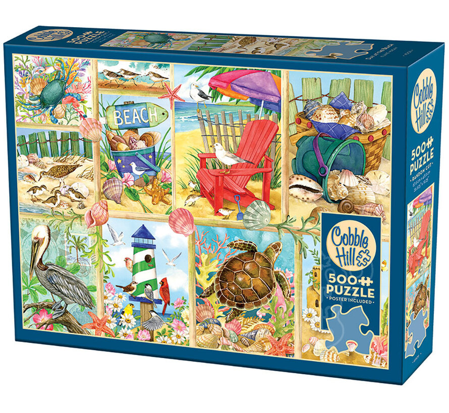 Cobble Hill Day At The Beach Puzzle 500pcs