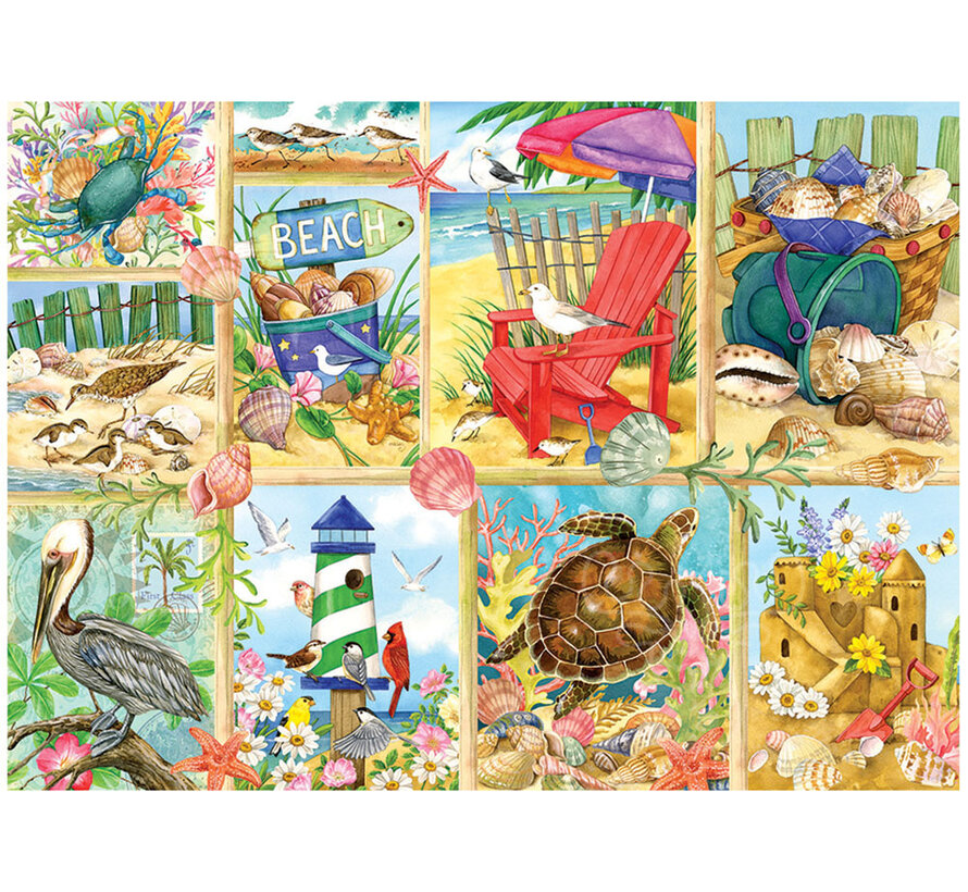 Cobble Hill Day At The Beach Puzzle 500pcs